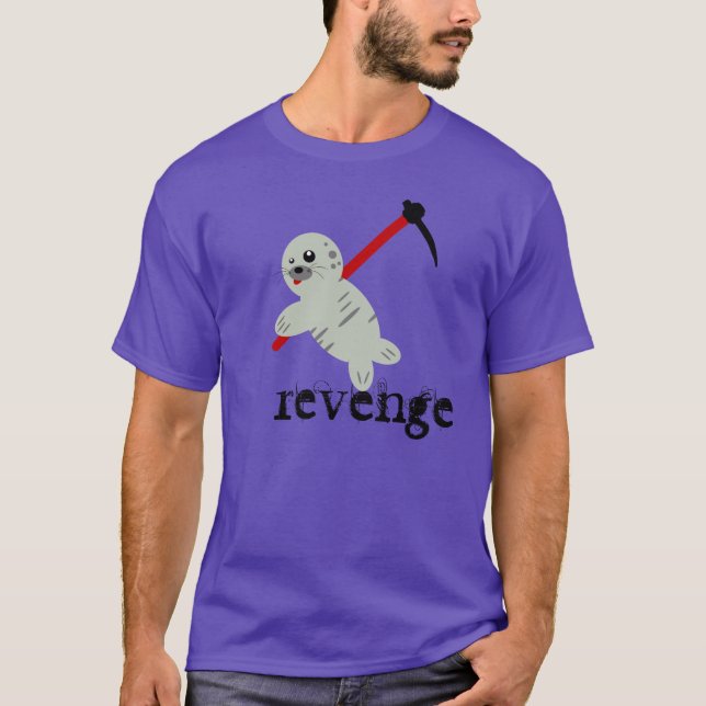 Harp Seal Hunting Pinniped T-Shirt (Front)