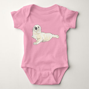Harp Seal Pup Baby Bodysuit