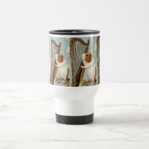 Harp & Whiskers – Elegant Guinea Pig Travel Mug