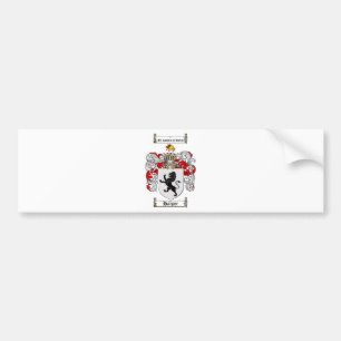 HARPER FAMILY CREST -  HARPER COAT OF ARMS BUMPER STICKER