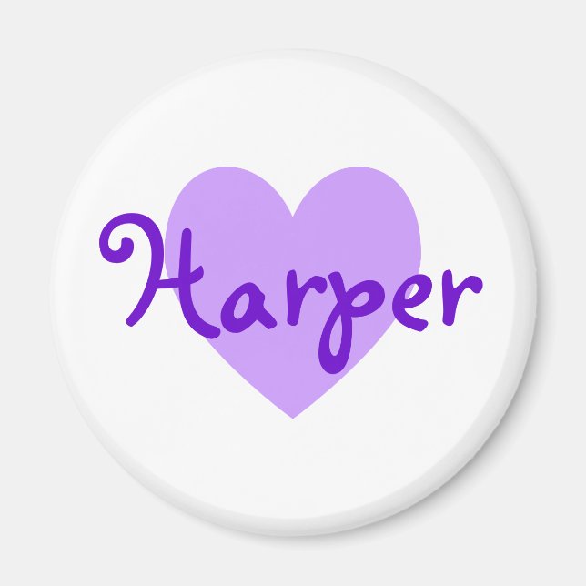 Harper in Purple Magnet (Front)