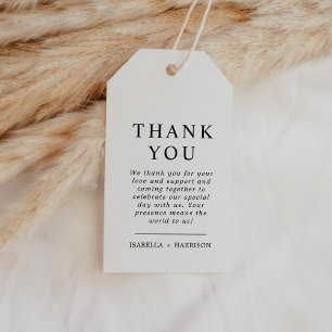 Harper - Modern Minimalist Serif Clean Industrial Gift Tags