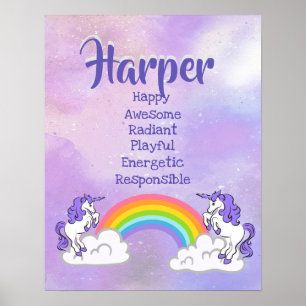 Harper Name Poster