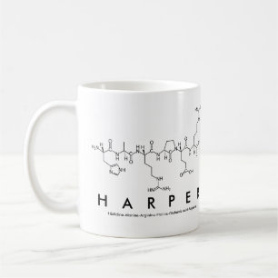 Harper peptide name mug