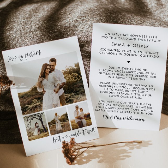 HARPER photo elopement card (Creator Uploaded)