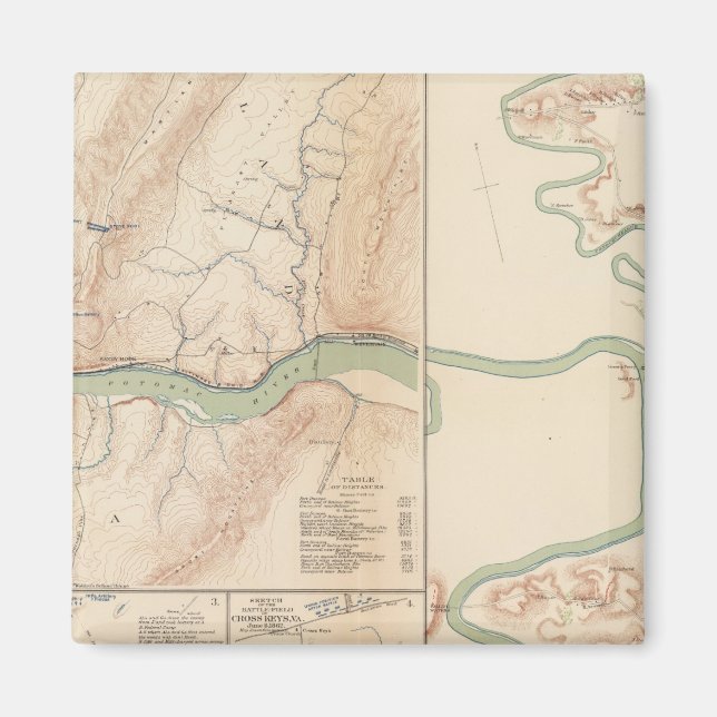 Harper's Ferry, Hagerstown, Funkstown Magnet (Front)