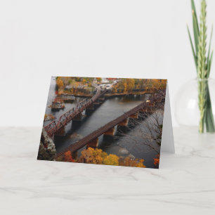 Harpers Ferry in the Fall Card