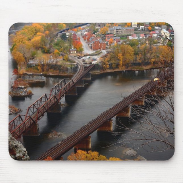Harpers Ferry in the Fall Mouse Pad (Front)