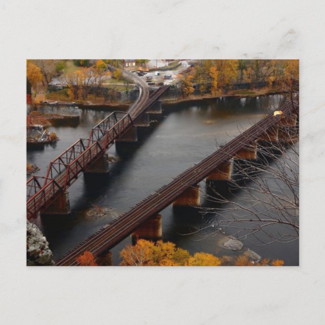 Harpers Ferry in the Fall Postcard (Front)