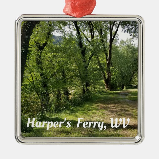 Harper's Ferry Metal Tree Decoration (Front)