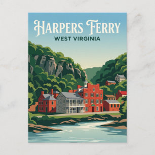 Harpers Ferry National Historical Park USA Postcard