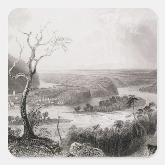 Harper's Ferry, West Virginia Square Sticker (Front)