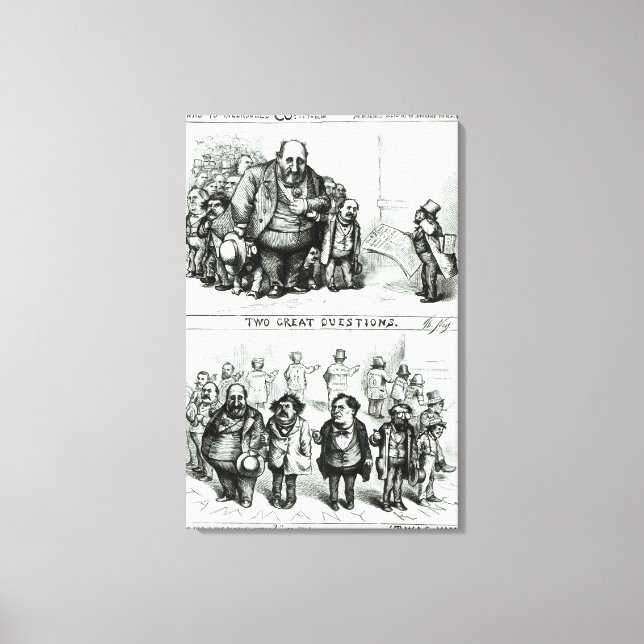 Harper's Weekly' Canvas Print (Front)