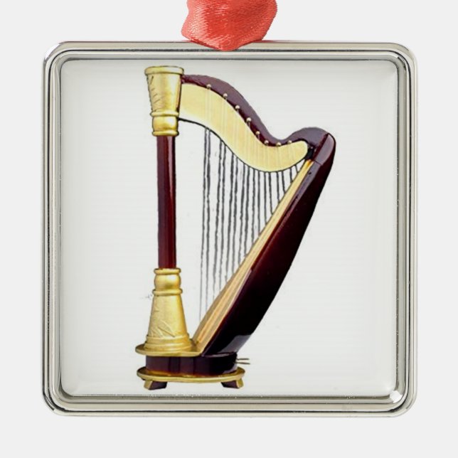 HARPIST''S CHRISTMAS ORNAMENT (Front)