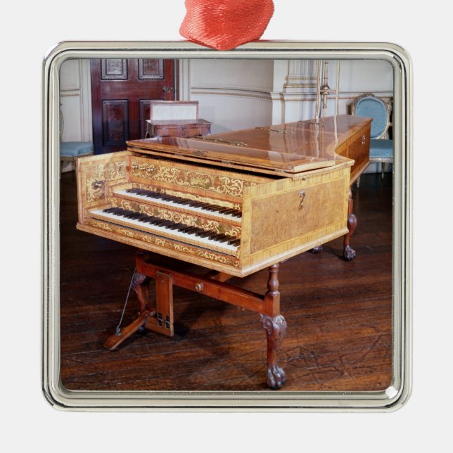Harpsichord, by Jacob Kirckman, English, 1766 Metal Tree Decoration (Front)