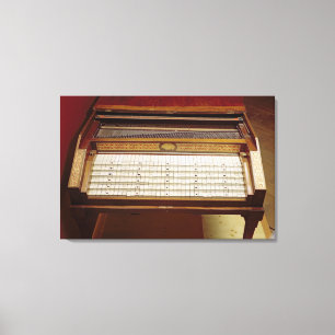 Harpsichord, by Johann Jakob Konnicke , 1796 Canvas Print