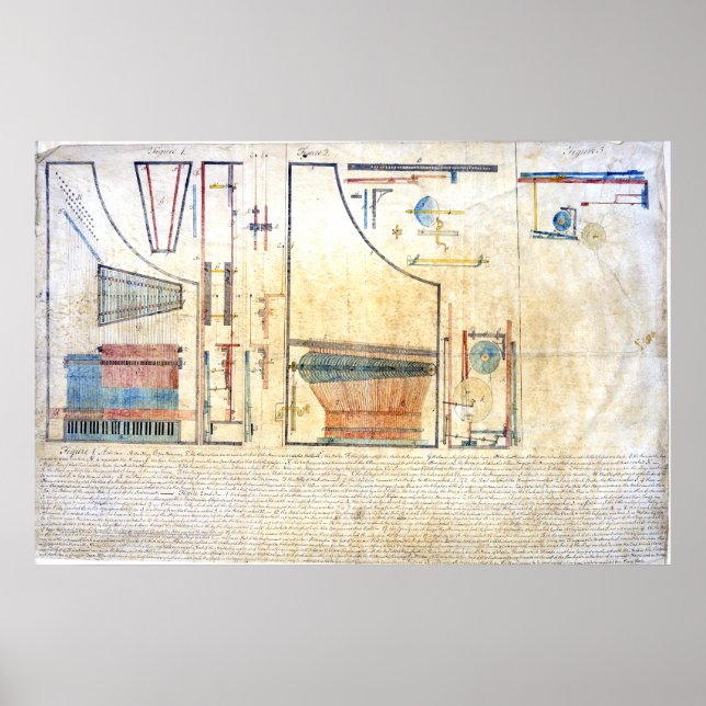 Harpsichord design, 1786 poster (Front)