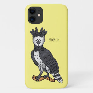 Harpy eagle cartoon illustration Case-Mate iPhone case