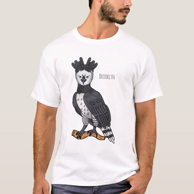 Harpy eagle cartoon illustration  T-Shirt (Front)