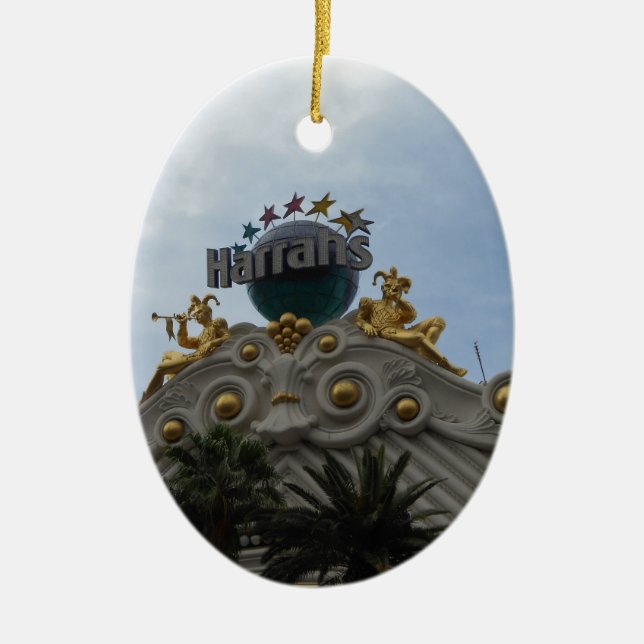 Harrah's Las Vegas Ceramic Tree Decoration (Front)