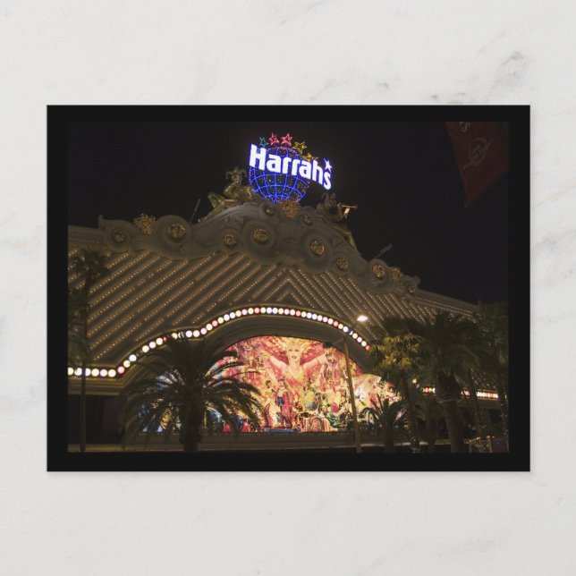 Harrah's Las Vegas Photo Postcards (Front)