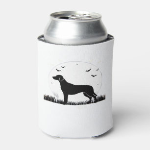 Harrier Dog � Halloween Moon Silhouette Classic T- Can Cooler