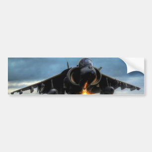 Harrier Fighter Jet Bumper Sticker