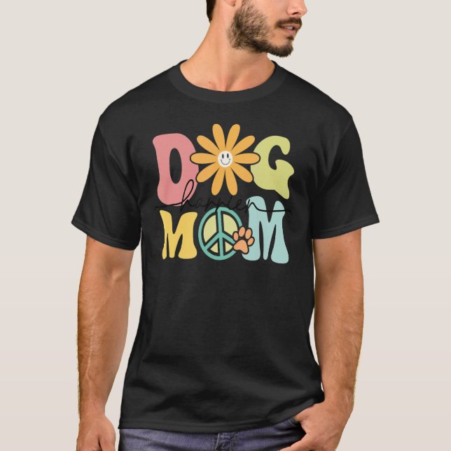 Harrier Groovy Dog Mum Women Pet T-Shirt (Front)