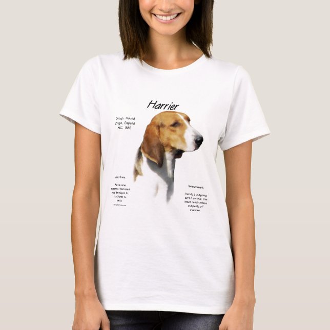 Harrier History Design T-Shirt (Front)
