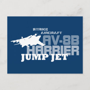 Harrier Jump Jet - Postcard