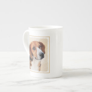 Harrier Painting - Cute Original Dog Art Bone China Mug