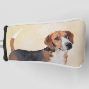 Harrier Painting - Cute Original Dog Art Golf Head Cover