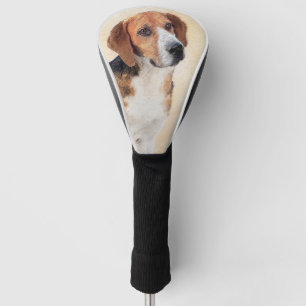 Harrier Painting - Cute Original Dog Art Golf Head Cover