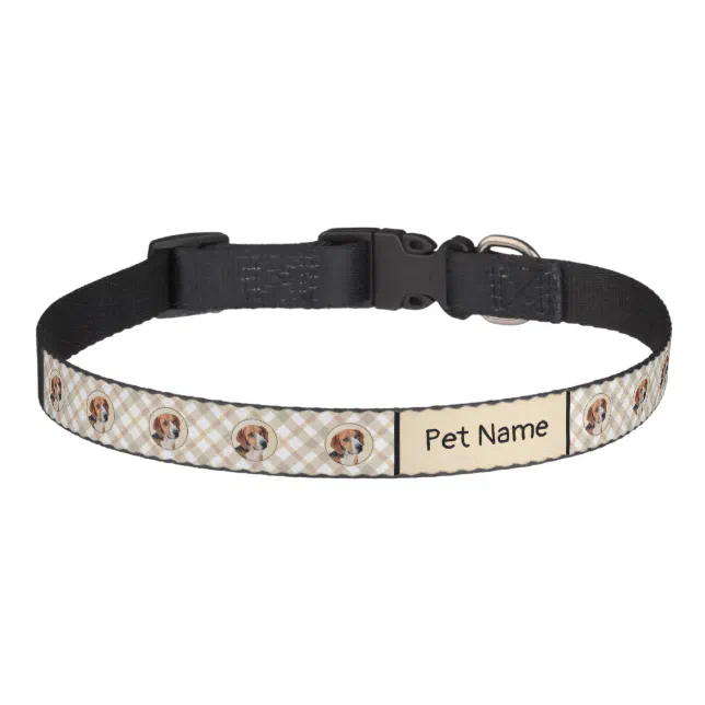 Harrier Painting Cute Original Dog Art Pet Collar Zazzle.co.nz