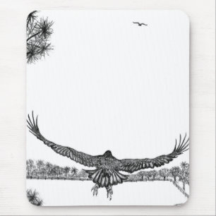 HARRIET +  M - E18 FLYS TO E17 WAIT FOR ME MOUSE PAD