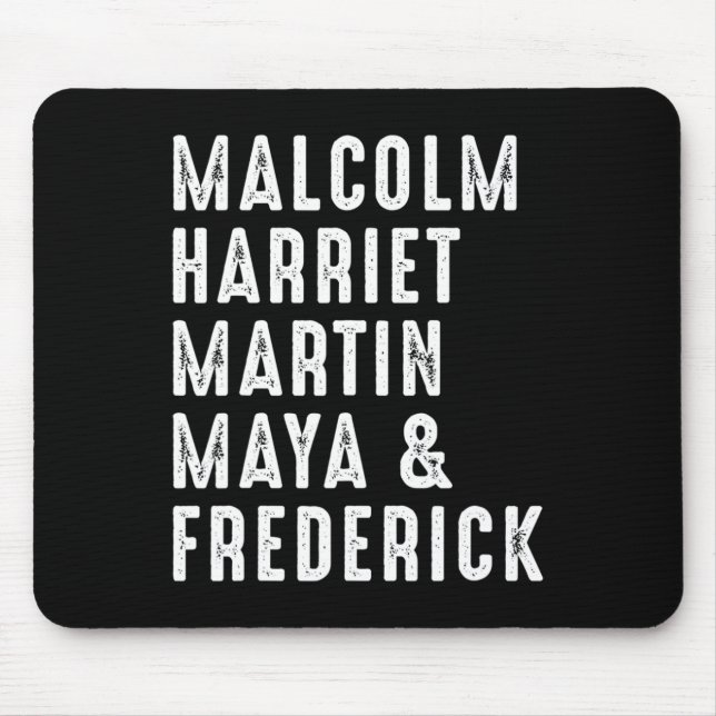 Harriet Martin Maya Frederick Black Leaders  Mouse Pad (Front)