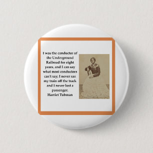 Harriet Tubman 6 Cm Round Badge