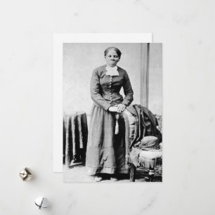 Harriet Tubman Conductor Underground Railroad Holiday Card