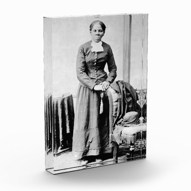 Harriet Tubman Conductor Underground Railroad Photo Block (Left)
