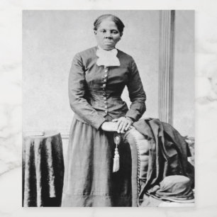 Harriet Tubman Conductor Underground Railroad Wine Label
