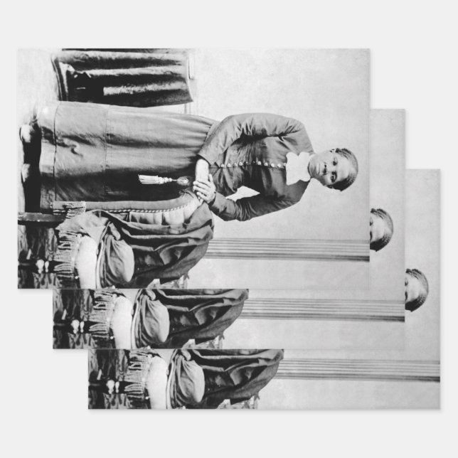 Harriet Tubman Conductor Underground Railroad Wrapping Paper Sheet (Set)