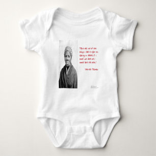 Harriet Tubman "Liberty Or Death" Quote Gifts Baby Bodysuit