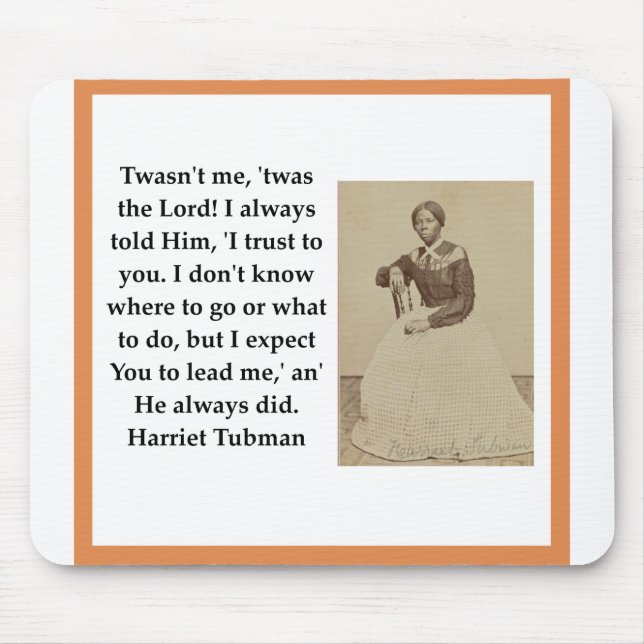 Harriet Tubman Mouse Pad (Front)