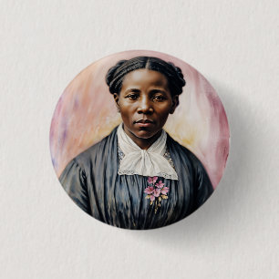Harriet Tubman Original Portrait 3 Cm Round Badge