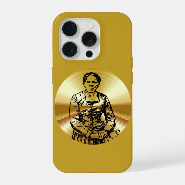 Harriet Tubman portrait iPhone Case (Back)