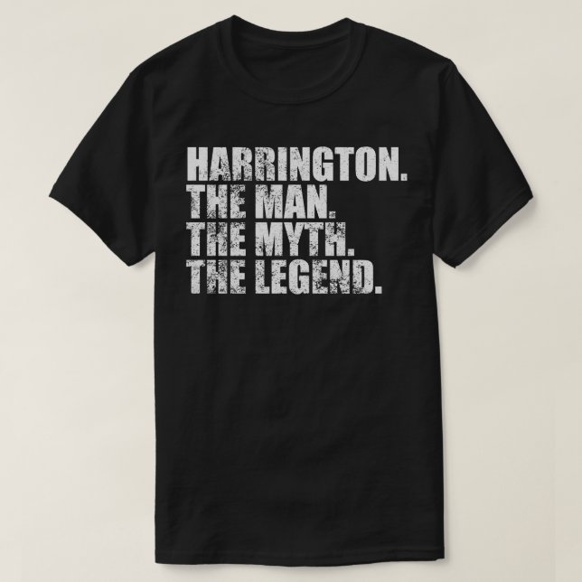 HarringtonHarrington Family name Harrington last N T-Shirt (Design Front)