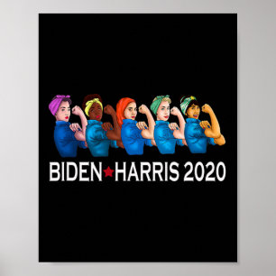 Harris 2020 Rosie Riveter Election Women Support G Poster