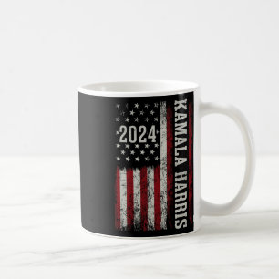 Harris 2024 American Flag Kamaka Supporter Coffee Mug