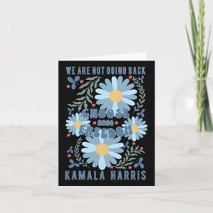 Harris 2024 Choose Freedom Boho Wildflowers Card