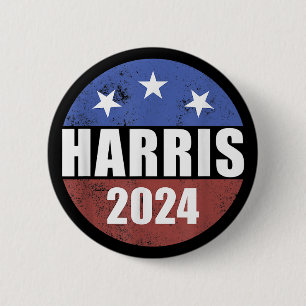 Harris 2024 Election Button Vote President Harris